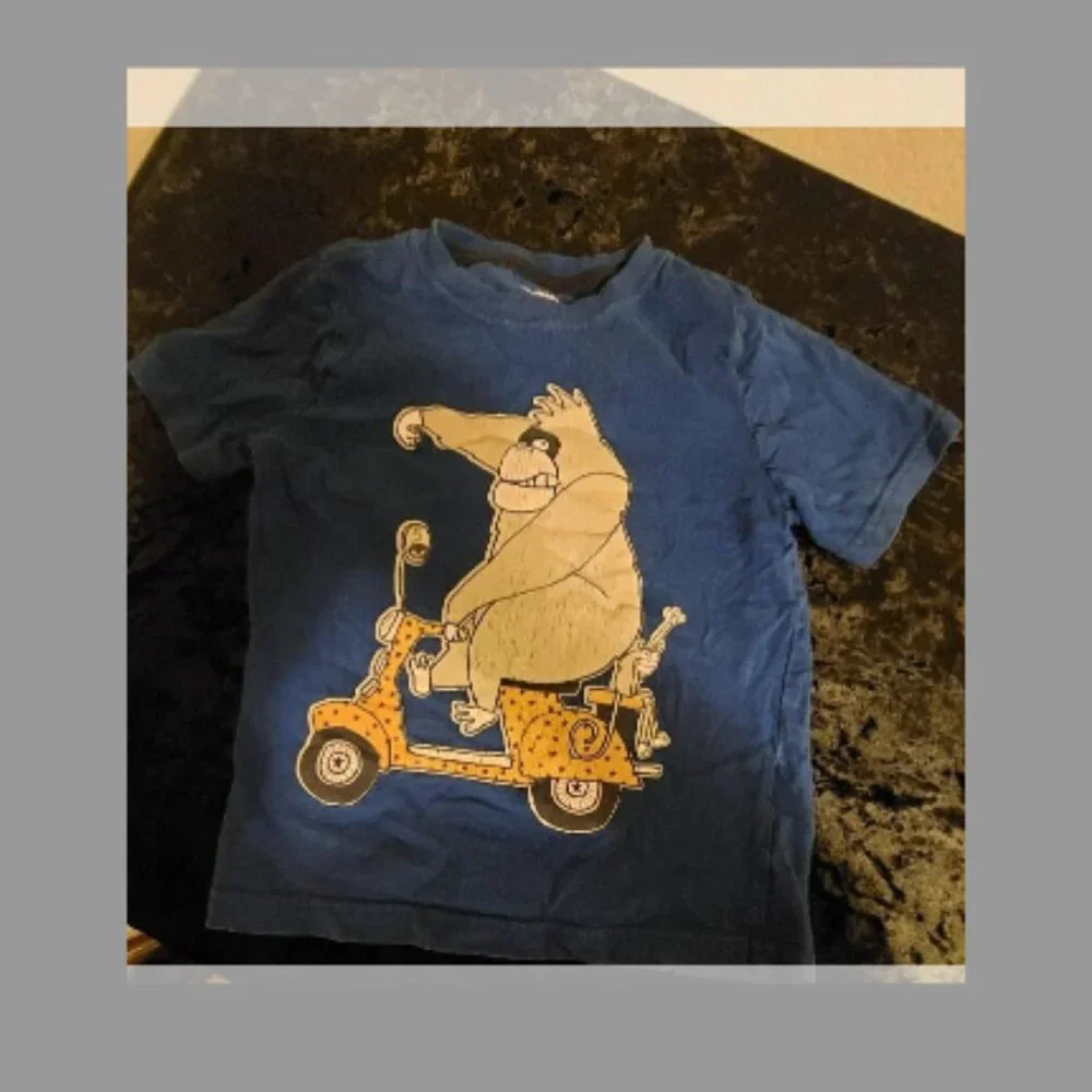 GYMBOREE Gorilla Moped Tee Size 4T